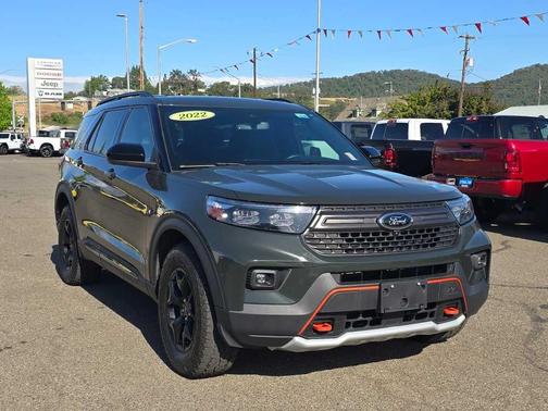 Green 2022 Ford Explorer Timberline