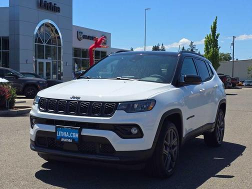 Bright White Clearcoat 2026 Jeep Compass Limited Altitude