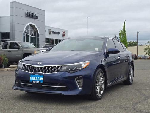 Blue 2018 Kia Optima SX Turbo