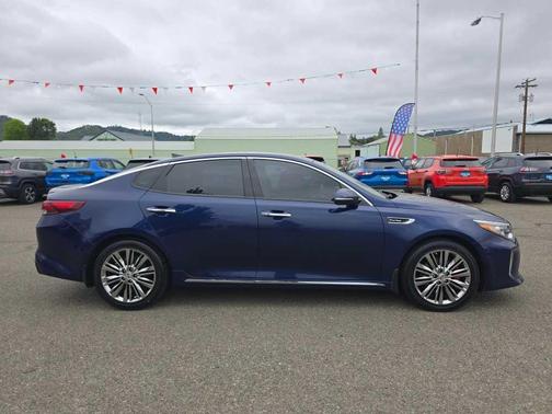Blue 2018 Kia Optima SX Turbo