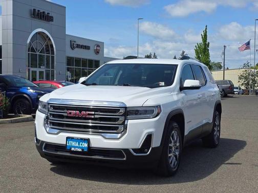 Summit White 2020 GMC Acadia SLT