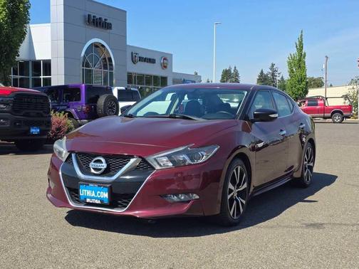 Red 2018 Nissan Maxima 3.5 SV