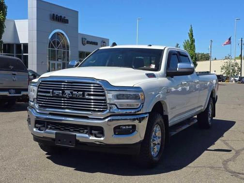 Pearl White 2019 RAM 3500 Laramie