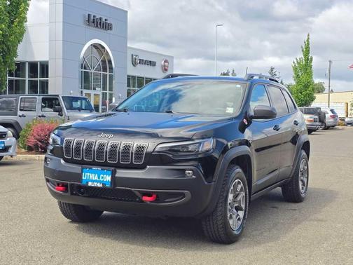 Diamond Black 2021 Jeep Cherokee Trailhawk
