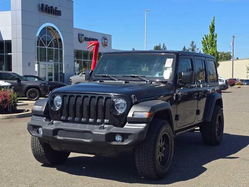 Black Clearcoat 2020 Jeep Wrangler Unlimited Sport