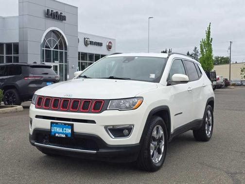 White Clearcoat 2021 Jeep Compass Limited