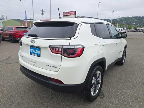 White Clearcoat 2021 Jeep Compass Limited