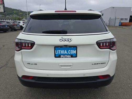 White Clearcoat 2021 Jeep Compass Limited