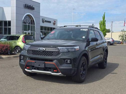 Green 2023 Ford Explorer Timberline
