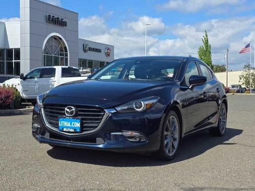 Deep Crystal Blue Mica 2018 Mazda Mazda3 Grand Touring