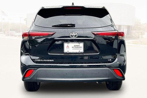 Midnight Black Metallic 2025 Toyota Highlander LE