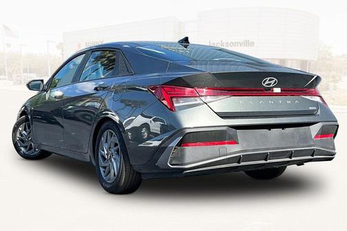Amazon Gray 2025 Hyundai ELANTRA HEV Blue