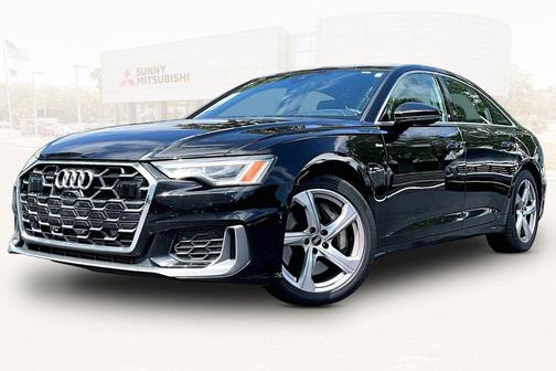 Black 2024 Audi A6 55 Premium Plus