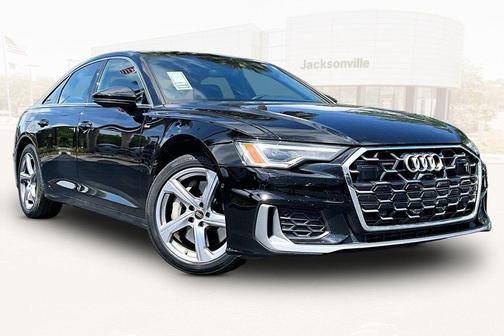 Black 2024 Audi A6 55 Premium Plus