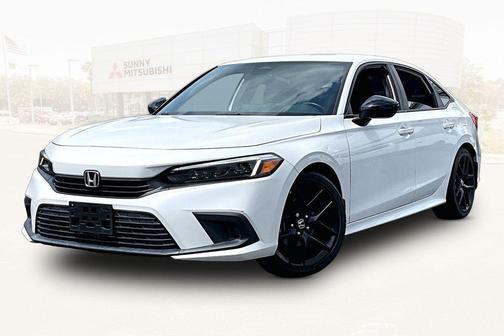 Platinum White Pearl 2022 Honda Civic Sport