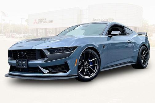 Gray 2024 Ford Mustang Dark Horse Fastback