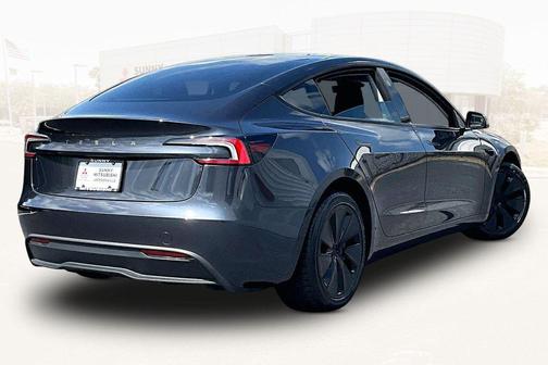 Stealth Grey 2025 Tesla Model 3 Long Range