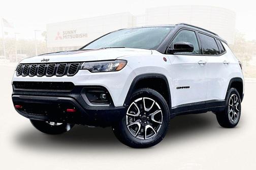 Bright White Clearcoat 2025 Jeep Compass Trailhawk