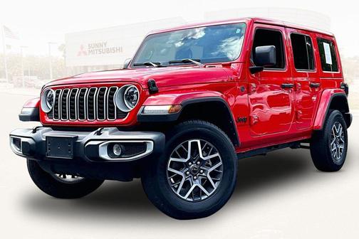 Firecracker Red Clearcoat 2025 Jeep Wrangler 4-Door Sahara 4x4