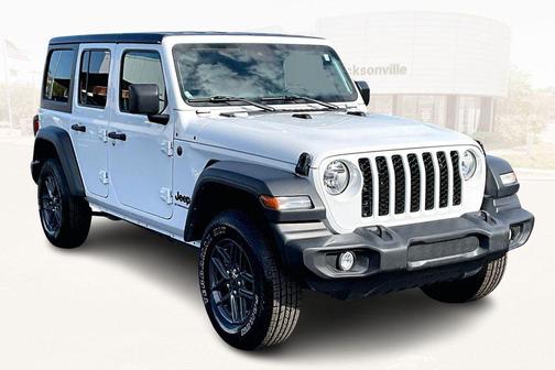 Bright White Clearcoat 2024 Jeep Wrangler Sport S