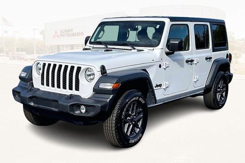 Bright White Clearcoat 2024 Jeep Wrangler Sport S