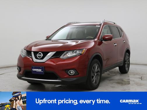 Red 2015 Nissan Rogue SL