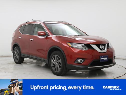 Red 2015 Nissan Rogue SL