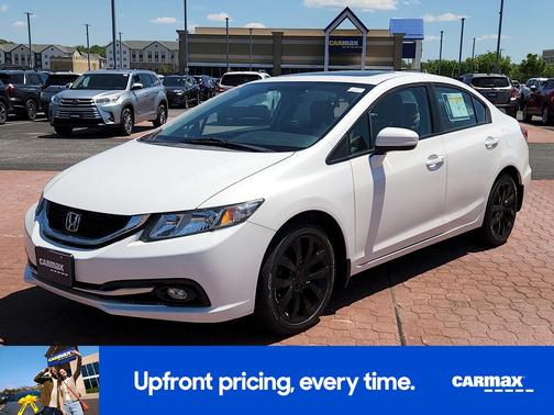 White 2014 Honda Civic EX-L