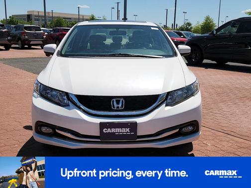 White 2014 Honda Civic EX-L