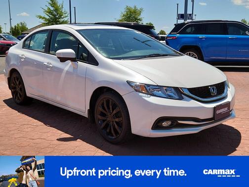 White 2014 Honda Civic EX-L