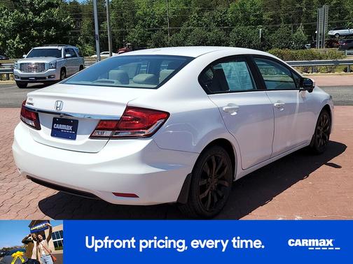 White 2014 Honda Civic EX-L