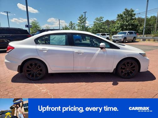 White 2014 Honda Civic EX-L