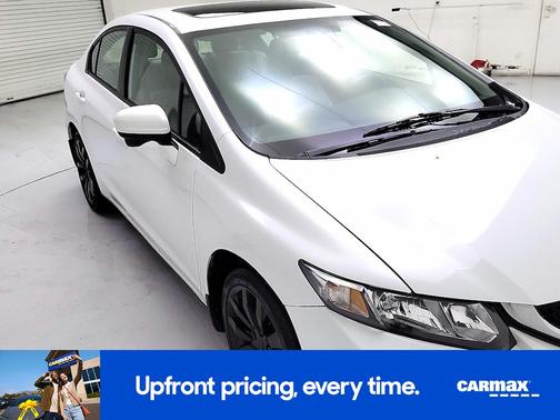 White 2014 Honda Civic EX-L