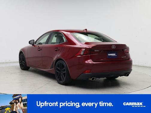 Red 2015 Lexus IS 250