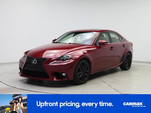 Red 2015 Lexus IS 250