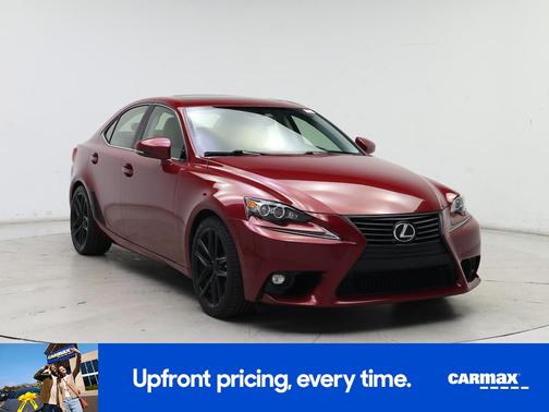 Red 2015 Lexus IS 250