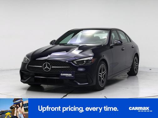 Blue 2023 Mercedes-Benz C-Class