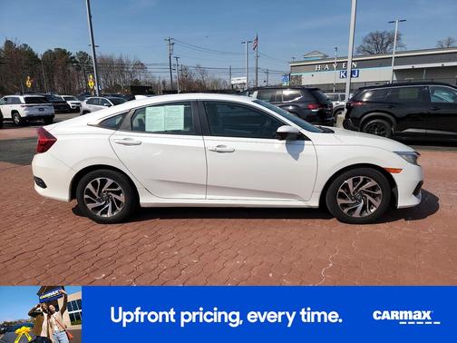 White 2018 Honda Civic EX