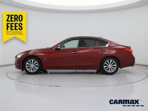 Red 2016 INFINITI Q50 Premium