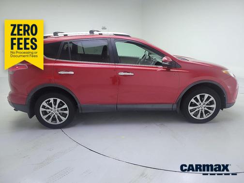 Red 2016 Toyota RAV4 Limited