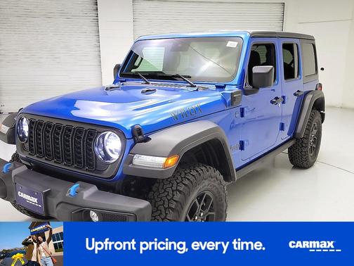 Blue 2024 Jeep Wrangler 4xe Willy's