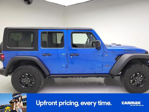 Blue 2024 Jeep Wrangler 4xe Willy's