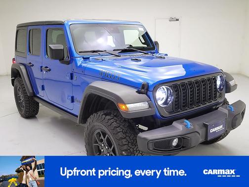 Blue 2024 Jeep Wrangler 4xe Willy's