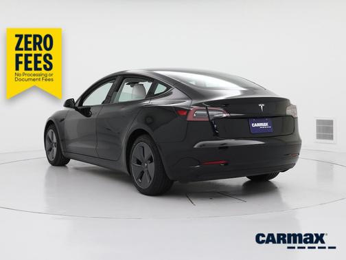 Black 2022 Tesla Model 3
