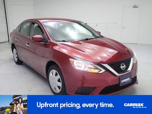 Red 2017 Nissan Sentra SV