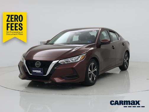 Red 2020 Nissan Sentra SV