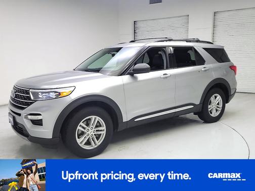 Silver 2021 Ford Explorer XLT
