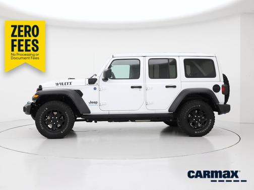 White 2023 Jeep Wrangler 4xe Willy's