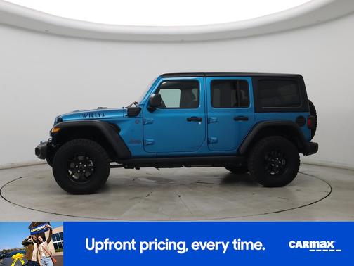 Blue 2024 Jeep Wrangler 4xe Willy's