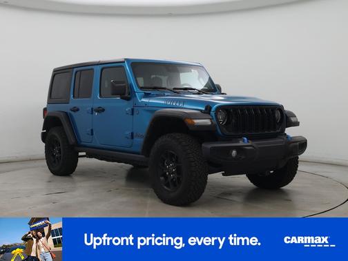 Blue 2024 Jeep Wrangler 4xe Willy's